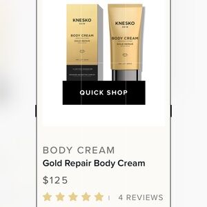 Gold Repair Body Cream - Luxury skincare